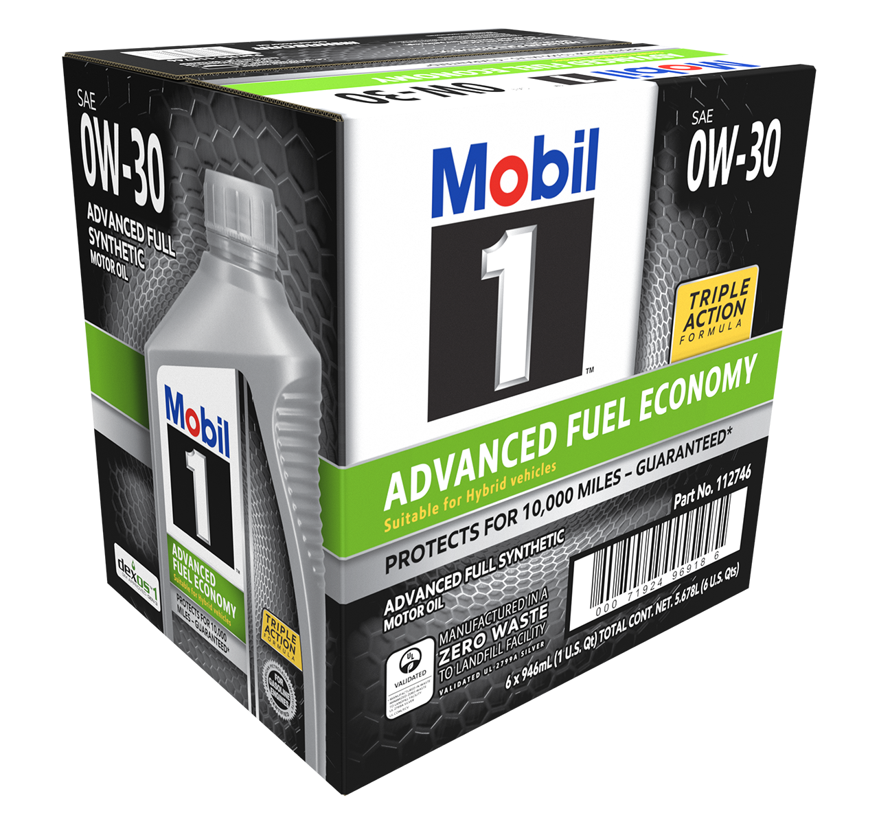 Mobil 1 Adv Fuel Econ 0w-30 Product Image