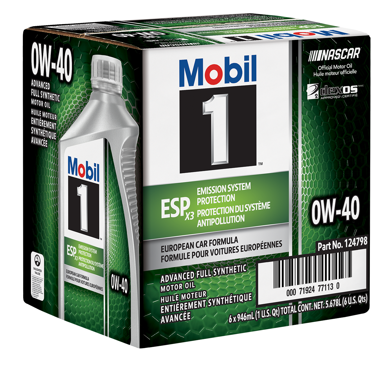 Mobil 1 ESP X4 0w-40 Product Image