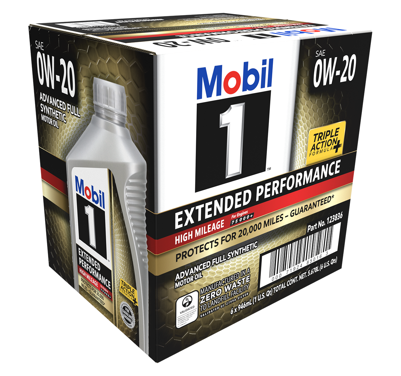 Mobil 1 High Mileage 0w-20 Product Image