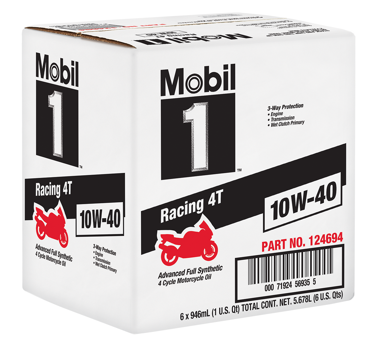 Mobil 1 Racing 4T 10w-40 Product Image